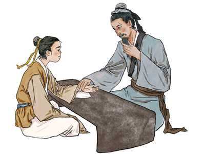 陈郎中为格格治病“不避面”